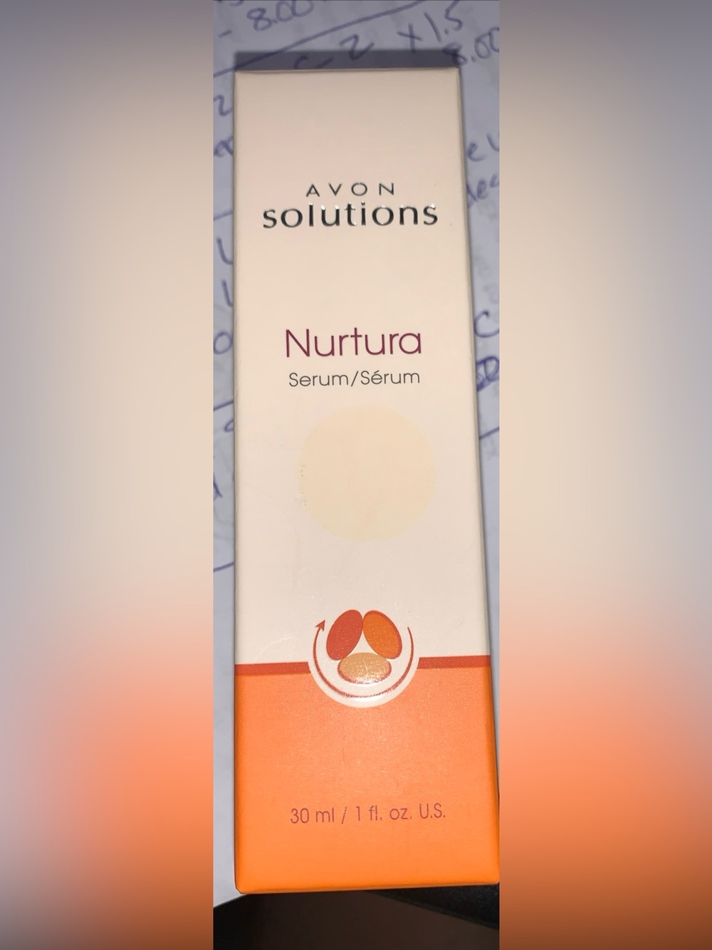 Avon Solutions Nuture Face Serum 1.0 Pump Bottle X 2